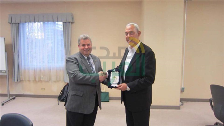 القاضي أول رئيس لجامعة بنها فى اليابان 