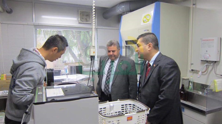 القاضي أول رئيس لجامعة بنها فى اليابان 
