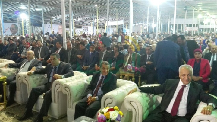 بالصور... بدء فعاليات مؤتمر "كلنا معاك من أجل مصر" بكفر الشيخ