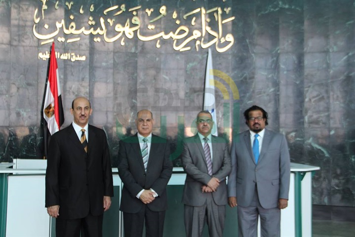 رئيس جامعة كفر الشيخ يستقبل المستشار الثقافي السعودي
