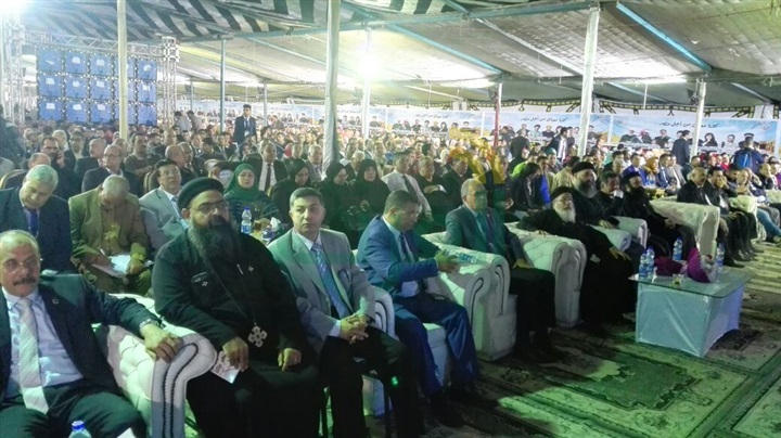 بالصور... بدء فعاليات مؤتمر "كلنا معاك من أجل مصر" بكفر الشيخ