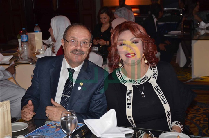 بالصور..نبيلة عبيد والهام شاهين يشاركان في احتفالية منظمة المرأة العربية
