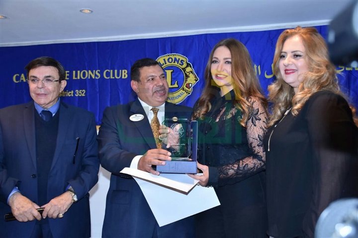 بالصور.. تكريم ليلى علوي وشريف منير وإلهام شاهين بحفل انارويل النيل‎‏  