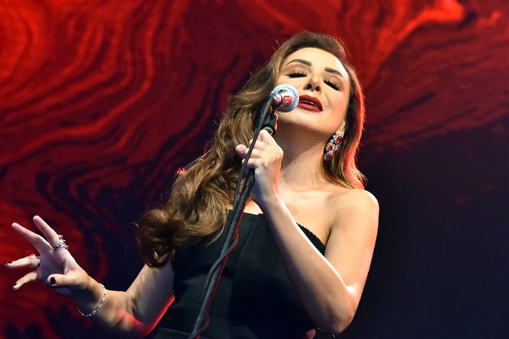 بالصور.. أنغام تتألق في حفل غنائي لصالح أحد البنوك         