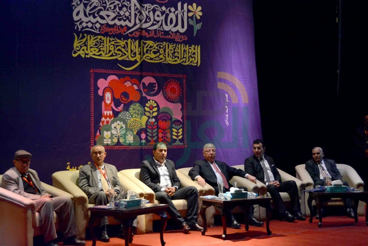  بالصور..  وزير الثقافة ومحافظ الأقصر يفتتحان الملتقي الدولى للفنون الشعبية 