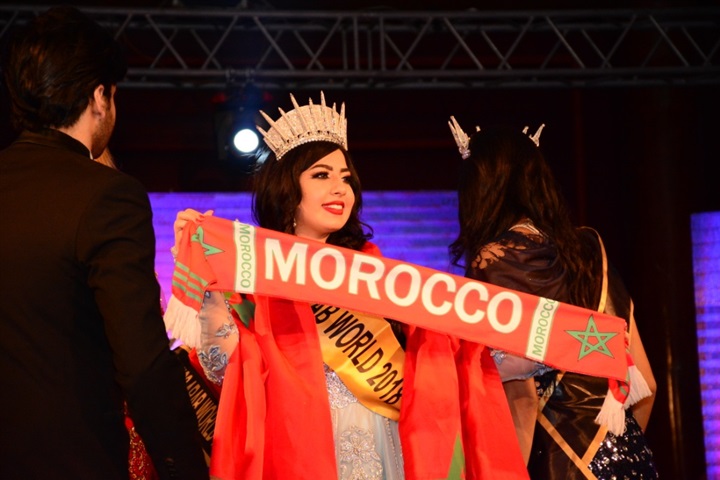 المغربية شيرين حسني تتوج بلقب ملكة جمال العرب 2018