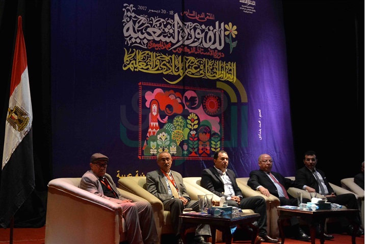  بالصور..  وزير الثقافة ومحافظ الأقصر يفتتحان الملتقي الدولى للفنون الشعبية 
