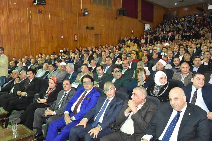 وزير التنمية المحلية ومحافظ الشرقية وأعضاء مجلس النواب يشاركون حفل تدشين مركز تنمية المجتمع لإئتلاف "دعم مصر"