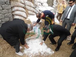 ضبط 30 طن ملح فاسد وإعدام 635 كيلو لحوم مجمدة فى الحامول بكفرالشيخ