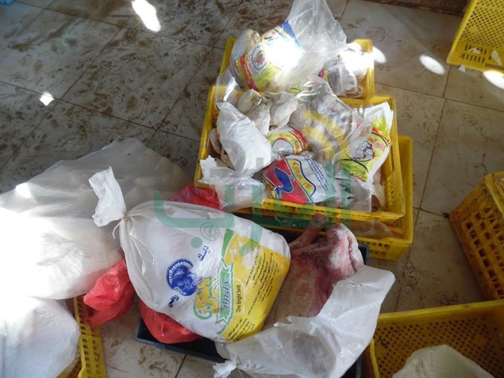 ضبط 30 طن ملح فاسد وإعدام 635 كيلو لحوم مجمدة فى الحامول بكفرالشيخ