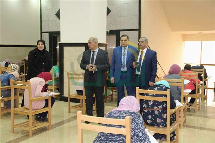 بالصور... انطلاق امتحان نصف العام بجامعة كفر الشيخ 