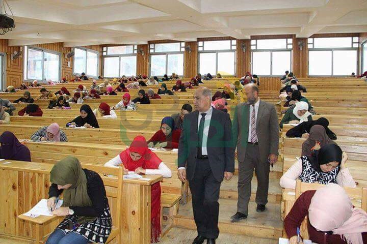 بالصور... انطلاق امتحان نصف العام بجامعة كفر الشيخ 