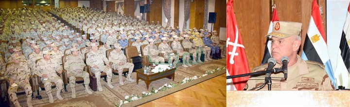 رئيس أركان حرب القوات المسلحة يلتقى عدد من القادة والضباط المرشحين لتولى الوظائف القيادية بالقوات المسلحة