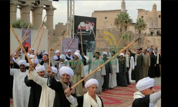 بالصور.. حضور جماهيري مكثف بالمهرجان القومي بالتحطيب بالاقصر