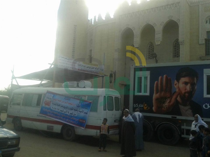قوافل طبية تجوب أنحاء عزية قرداحي بالإسكندرية