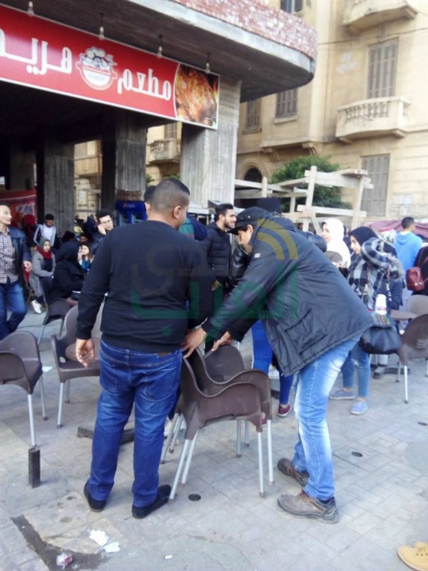  حملة إزالة مكبرة بشارع محرم بك والرصافة