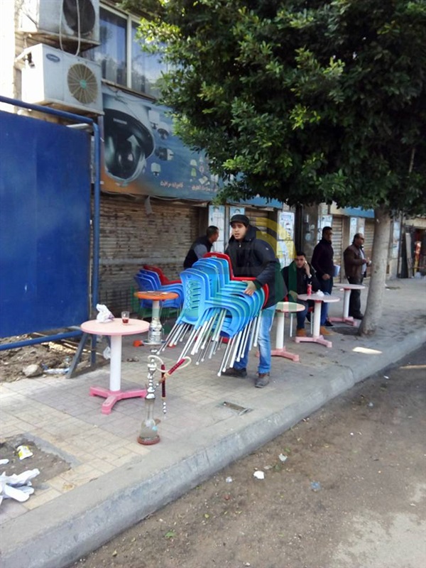  حملة إزالة مكبرة بشارع محرم بك والرصافة