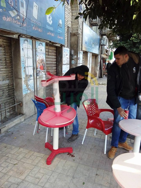  حملة إزالة مكبرة بشارع محرم بك والرصافة