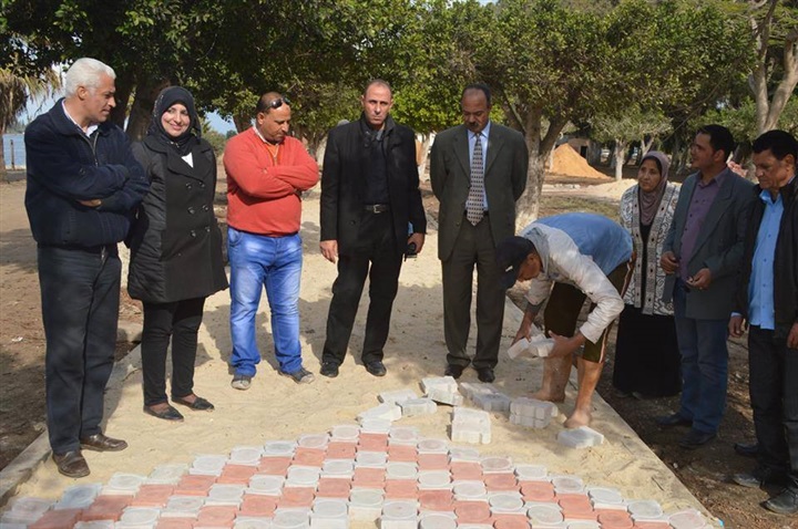 بالصور.. رئيس مركز ومدينة مطوبس يتفقد أعمال تطوير قناطر إدفينا 