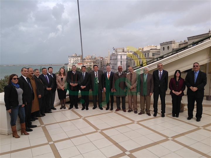 "الوكيل" يكرم قنصل عام لبنان بالإسكندرية بمناسبة إنتهاء فترة عمله