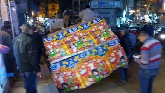 حملة مسائية بحي وسط بالإسكندرية لمحاربة الاشغالات بنطاق الحي