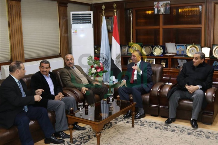 بالصور.. محافظ كفر الشيخ يستقبل رئيس الهيئة العامة للثروة السمكية