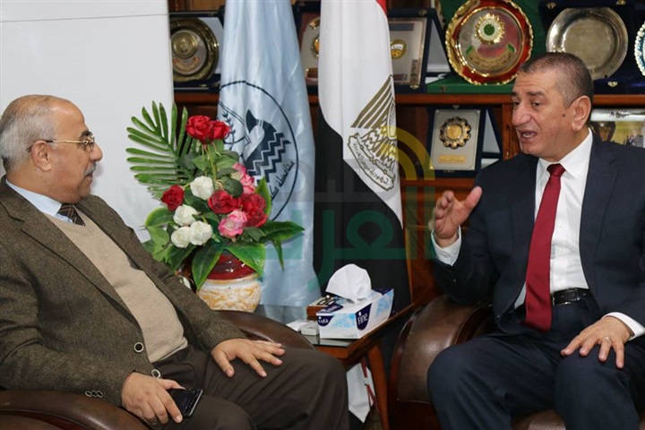 بالصور.. محافظ كفر الشيخ يستقبل رئيس الهيئة العامة للثروة السمكية