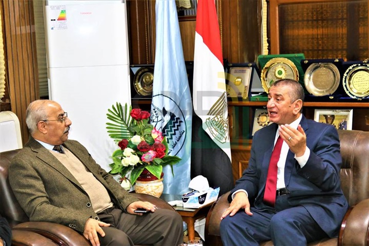 بالصور.. محافظ كفر الشيخ يستقبل رئيس الهيئة العامة للثروة السمكية