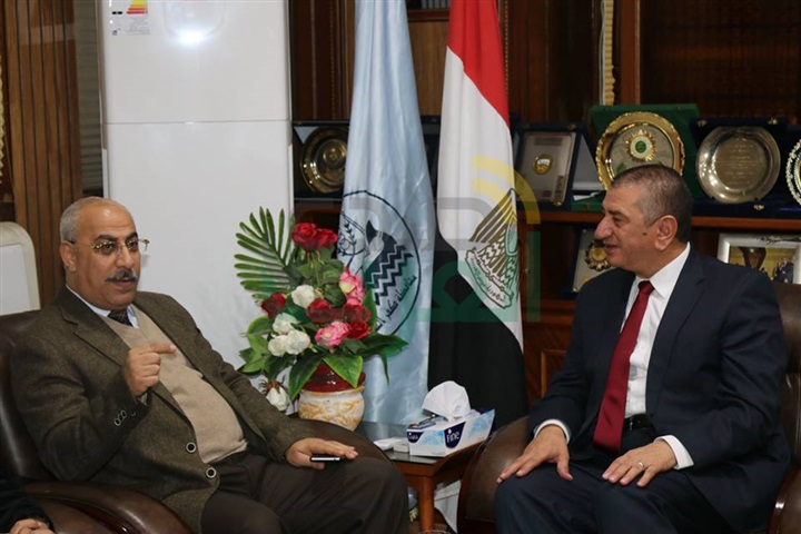 بالصور.. محافظ كفر الشيخ يستقبل رئيس الهيئة العامة للثروة السمكية