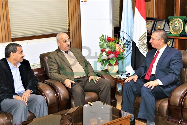 بالصور.. محافظ كفر الشيخ يستقبل رئيس الهيئة العامة للثروة السمكية