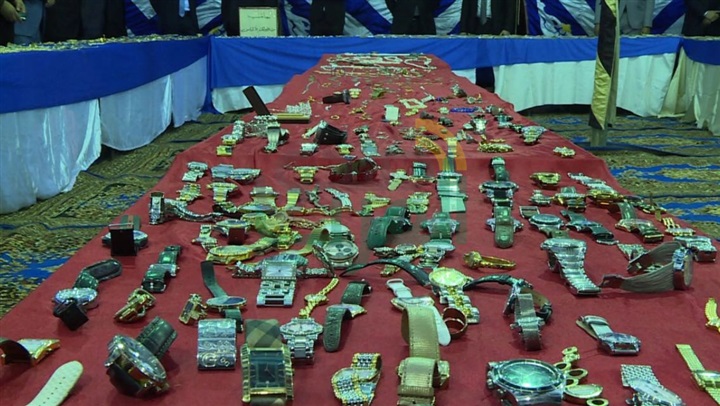 بالصور.. سقوط أخطر تشكيل عصابى لسرقة المساكن بـ100 مليون جنيه مضبوطات