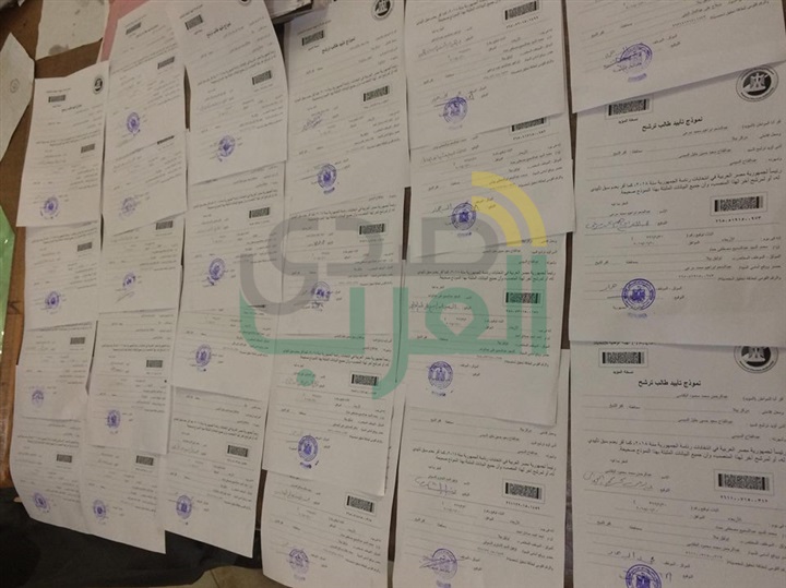 بالصور.. "السيسي" يتصدر مشهد التوكيلات في كفر الشيخ