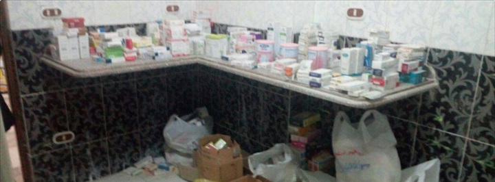 ضبط أدوية مخدرة بمخزن غير مرخص تابع لصيدلية بالعجمي