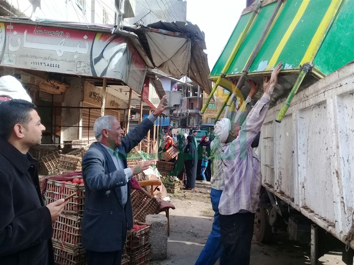 "المرسى": أكبر حملة انضباطية وإزالة إشغالات بمركز ومدينة كفر البطيخ