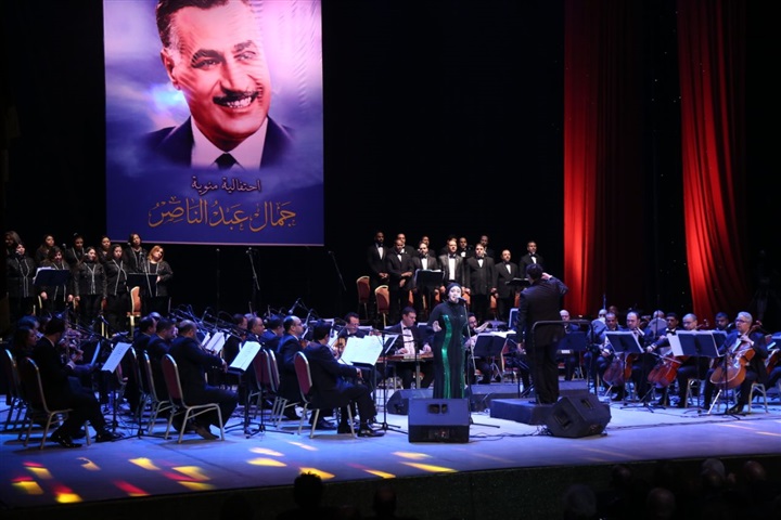 وزارة الثقافة احتفلت بمئوية الزعيم جمال عبد الناصر فى الاوبرا