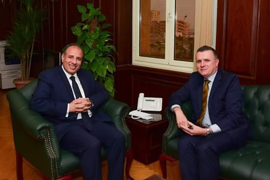 محافظ الإسكندرية يستقبل سفير السويد بمصر 