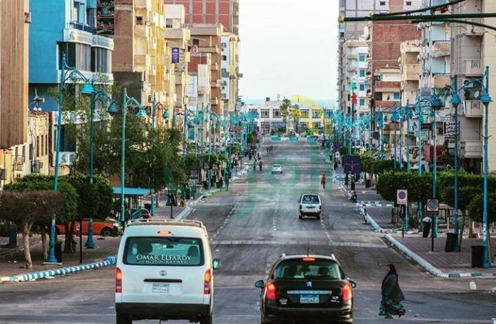 البدء الفعلى فى أعمال التطوير والتجميل بشوارع و ميادين المحافظة