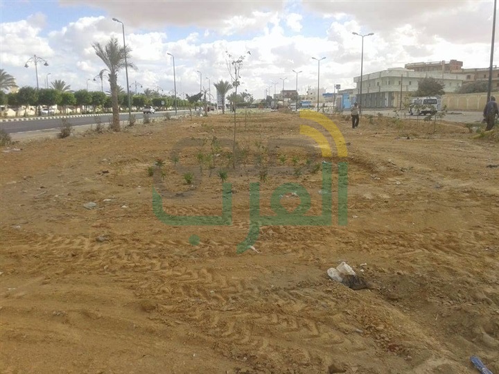 البدء الفعلى فى أعمال التطوير والتجميل بشوارع و ميادين المحافظة