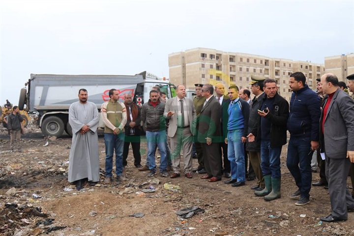 محافظ كفر الشيخ: تسليم 7 أفدنة من مقلب القمامة لبناء مشروع الإسكان الجديد