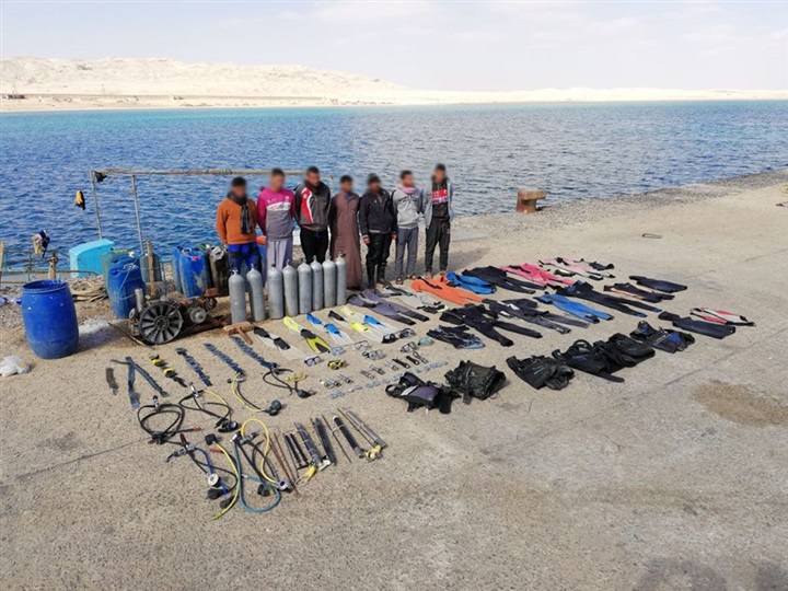 حرس الحدود يضبط 41 قضية تهريب سلاح ومخدرات  
