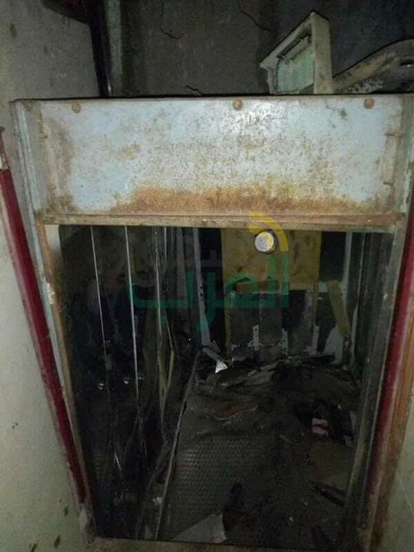 ننشر صور حادث سقوط اسانسير بمستشفى بنها الجامعى 