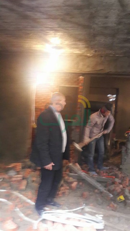 حملة مكبرة لإزالة أعمال بناء مخالفة بالمنتزه ثان