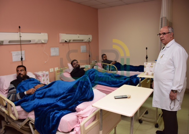 مستشفيات القوات المسلحة تواصل تقديم الرعاية الصحية لمصابى الاحداث الارهابية بليبيا