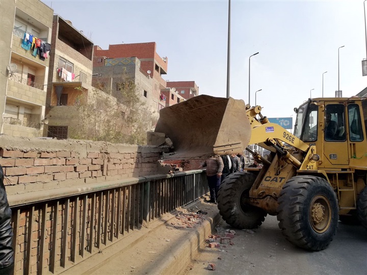 الطرق والكبارى: حملات إزالة مكثفة على الطريق الدائري