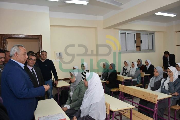 محافظ الشرقية يفتتح مدرسة القرين الثانوية بنات 