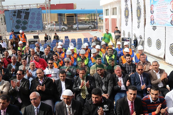 بالصور.."نصر" و"رسلان" يُكرمان المتميزين في احتفالية محطة معالجة الصرف الرئيسية بكفر الشيخ