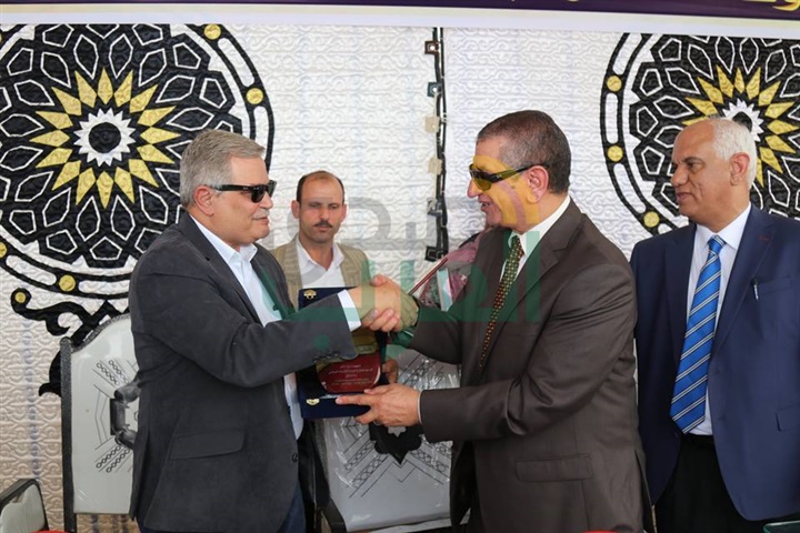بالصور.."نصر" و"رسلان" يُكرمان المتميزين في احتفالية محطة معالجة الصرف الرئيسية بكفر الشيخ