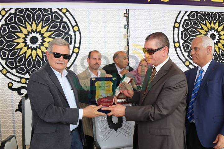 بالصور.."نصر" و"رسلان" يُكرمان المتميزين في احتفالية محطة معالجة الصرف الرئيسية بكفر الشيخ