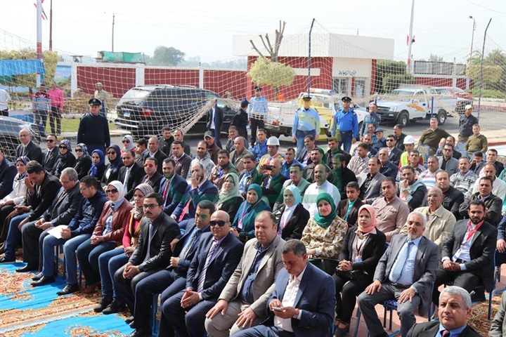 بالصور.."نصر" و"رسلان" يُكرمان المتميزين في احتفالية محطة معالجة الصرف الرئيسية بكفر الشيخ