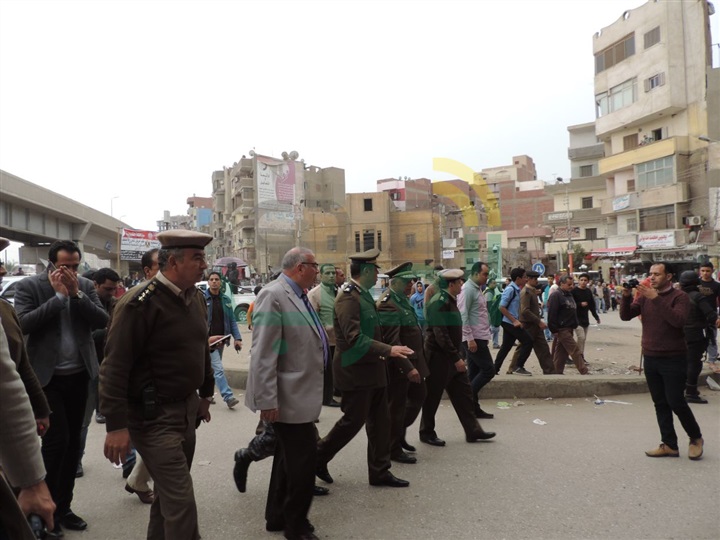 مدير أمن القليوبية يقود حملة بمنطقة الكبارى ببنها